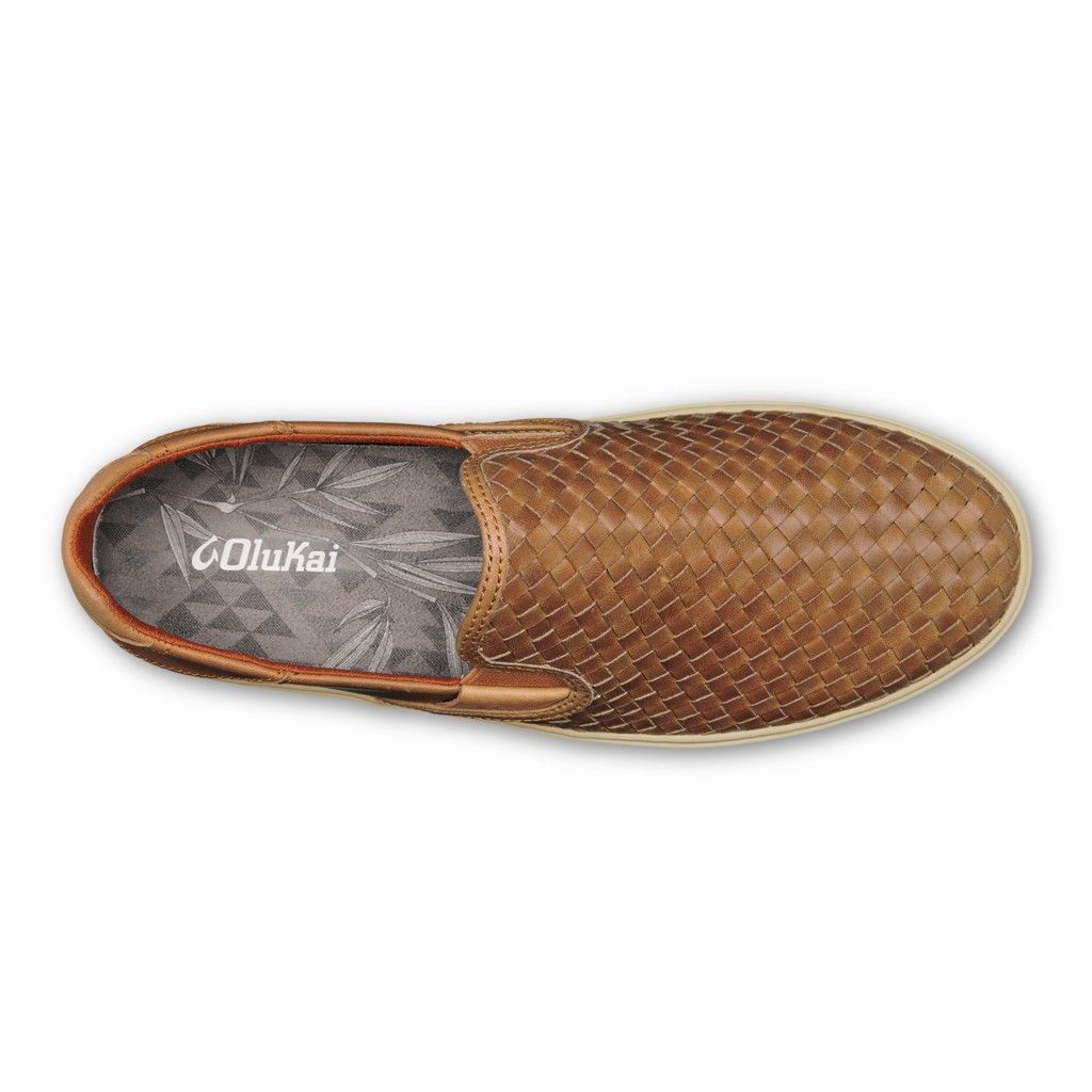 Zapatos Olukai Lae‘ahi Lauhala - Zapatos Hombre Cafes 20305-746